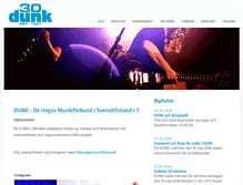 Tablet Screenshot of dunk.fi